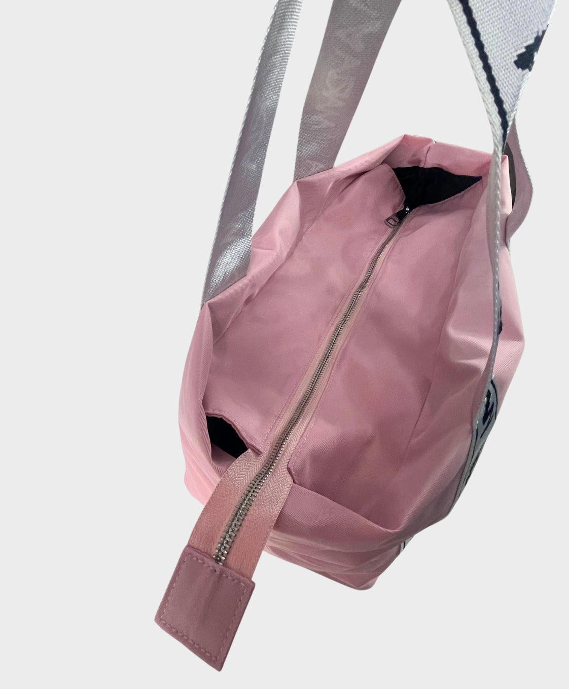 Urban Outfit Maria Victoria | Uptown Carry All | Upcycled, Handwoven, Tote Baby Pink