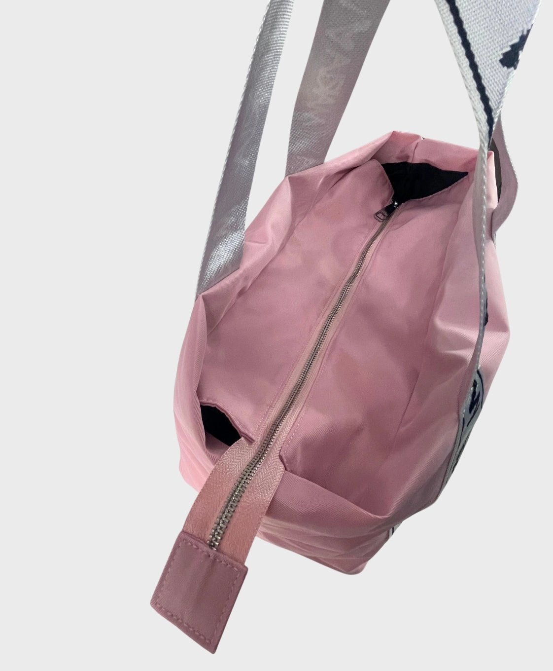 Casual accessory Daily Function Maria Victoria | Uptown Carry All | Upcycled, Handwoven, Tote Baby Pink