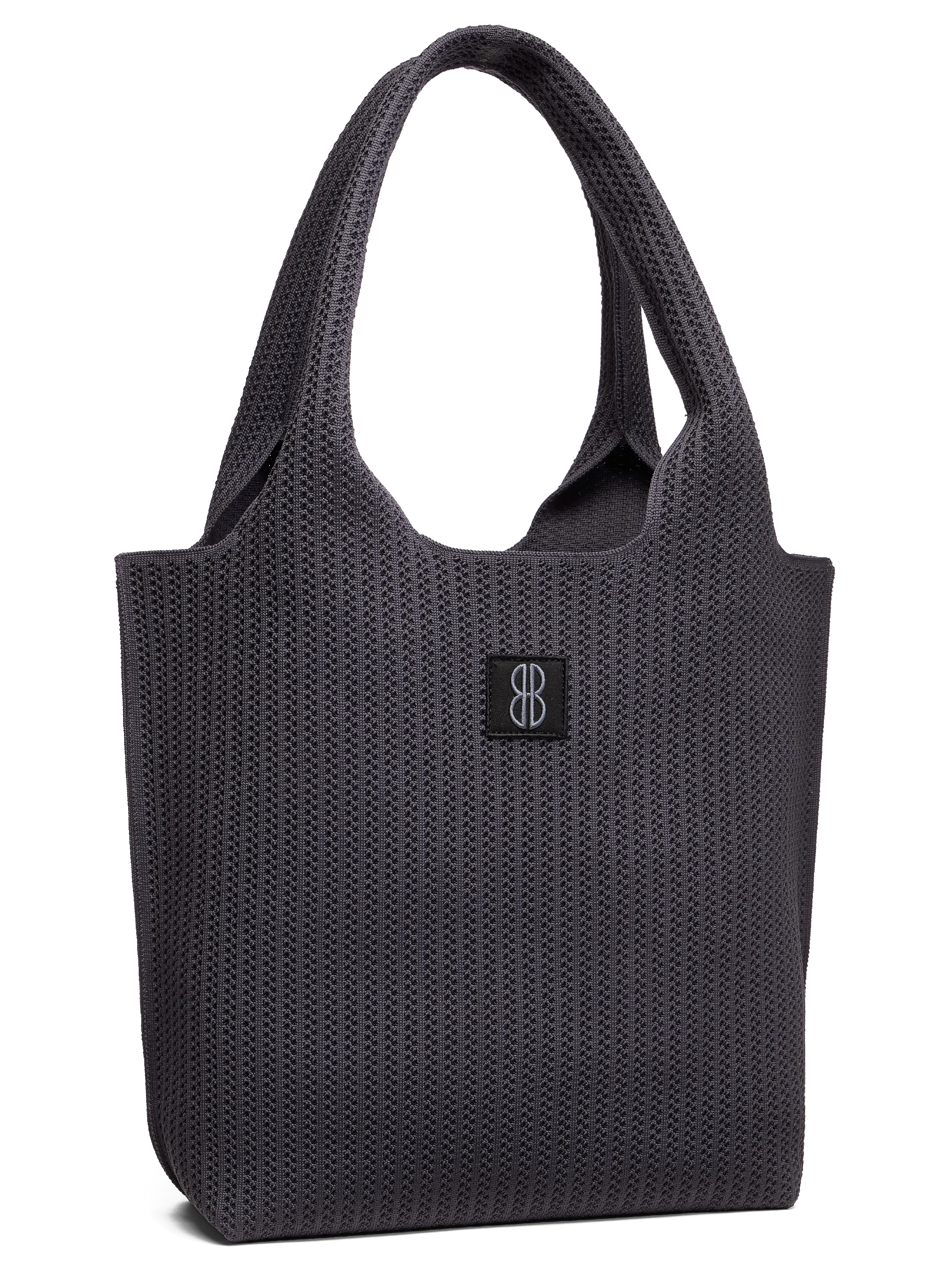 Multi Purpose medium - Charcoal Stripe Tote With Pouch