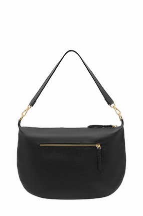 Melissa Bag Black Soft Leather Large Casual Gear Functional Comfort