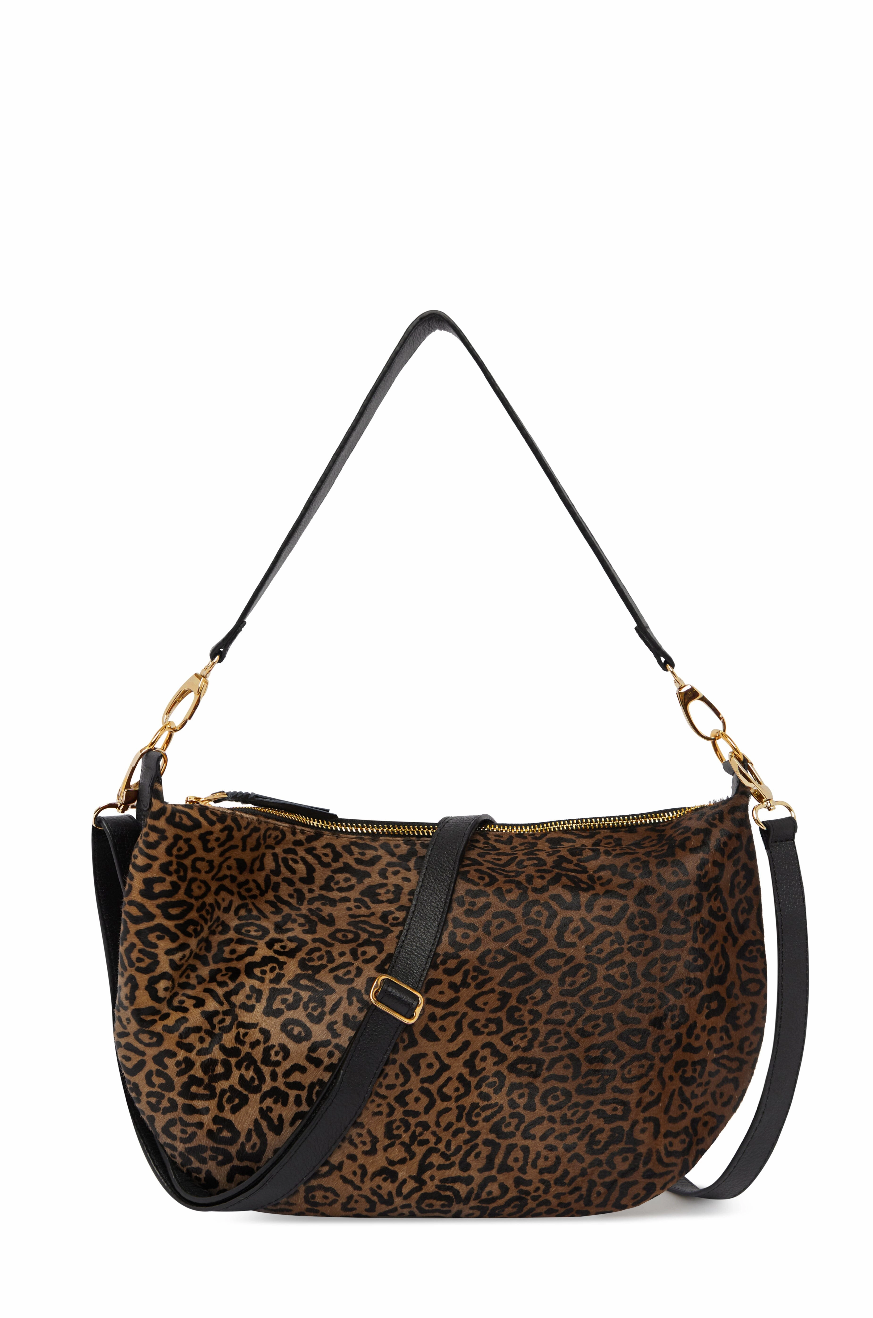 Fashion Practicality Melissa Bag Leopard Cowhide Leather Large