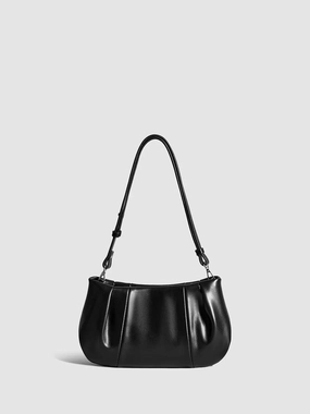 Daily Carry Stylish Option Mia | Classic Pleated Shoulder Bag ?C Timeless Elegance & Functionality