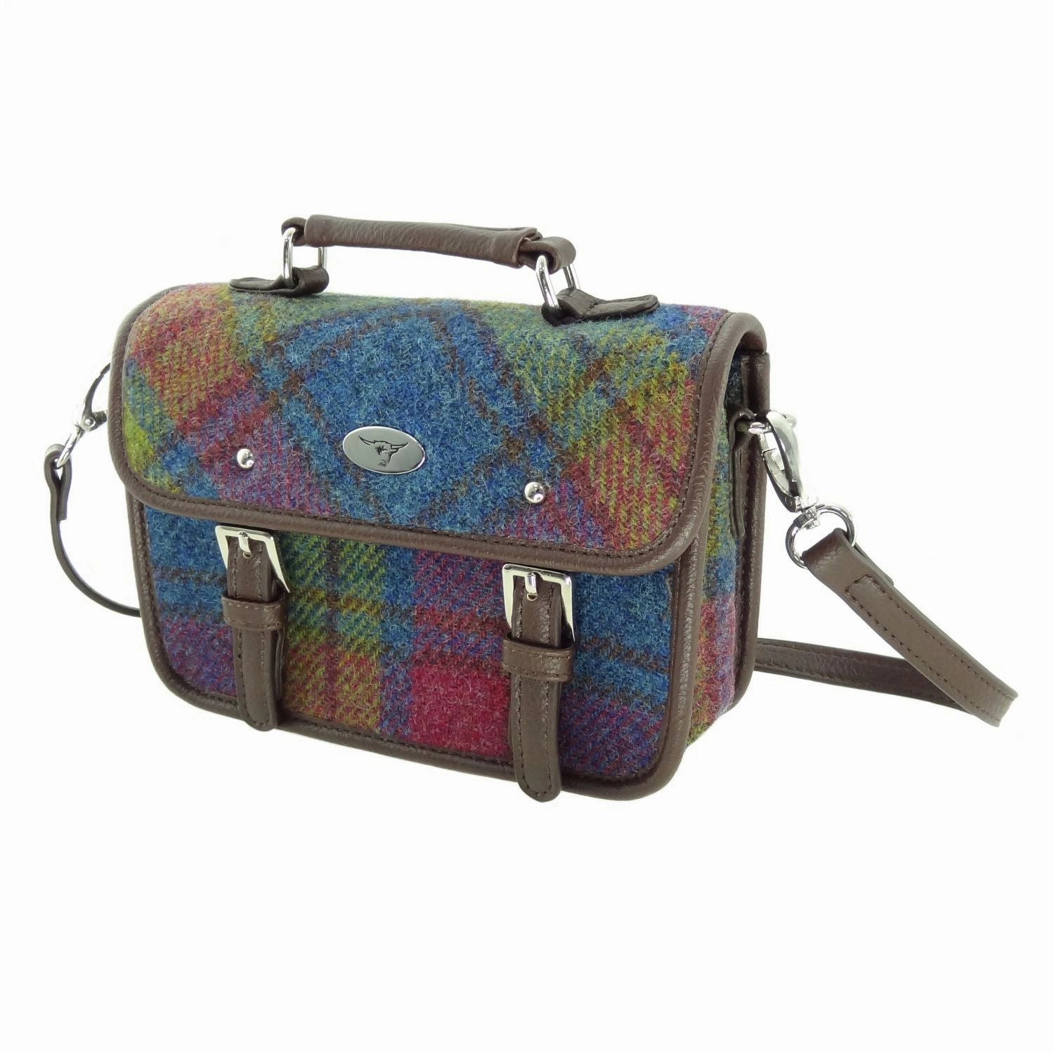 Mini Satchel 'Bervie' with Harris Tweed? classic accessory