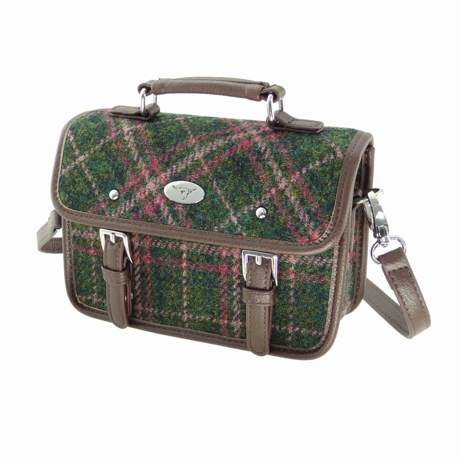 Mini Satchel 'Bervie' with Harris Tweed? Timeless Performance