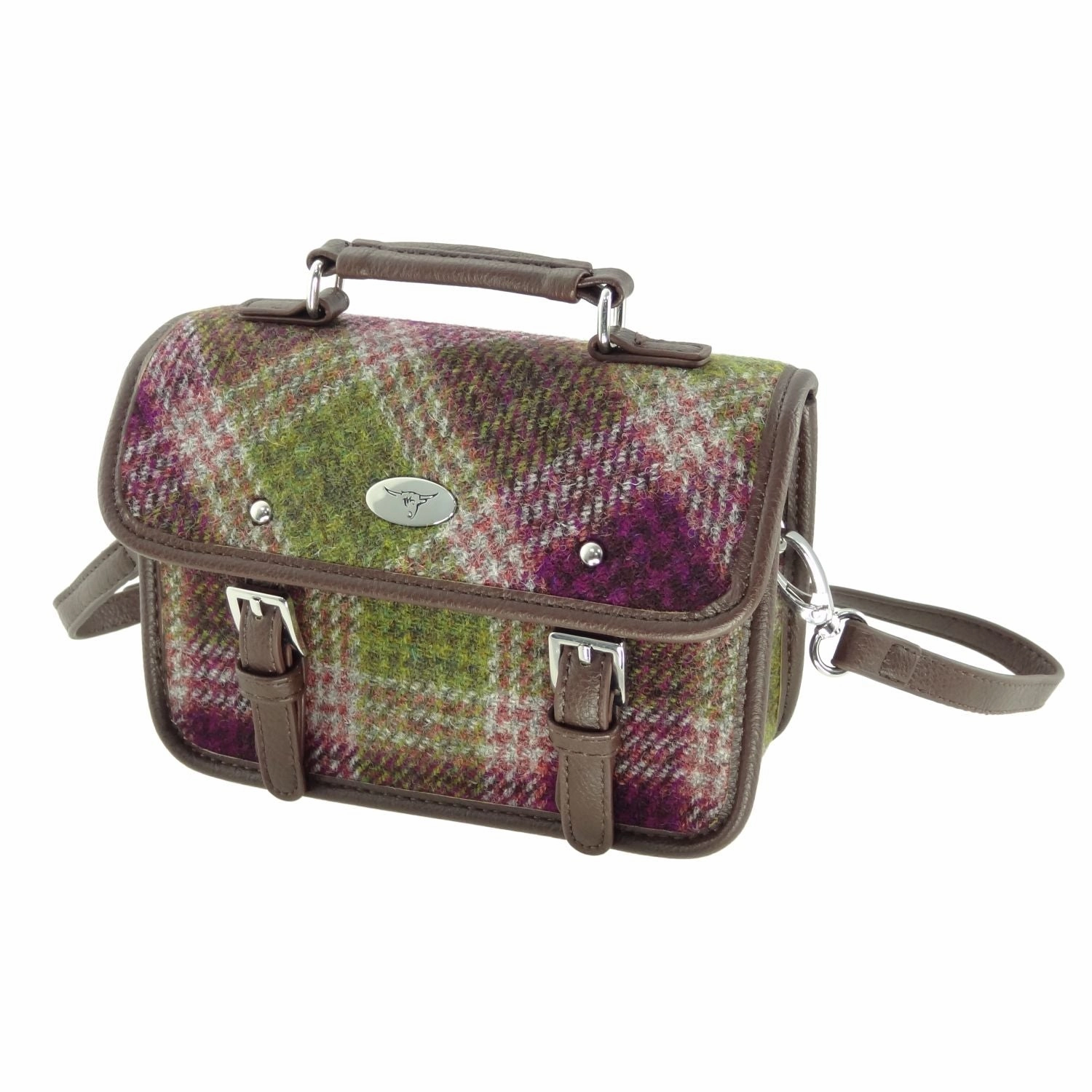 Mini Satchel 'Bervie' with Harris Tweed? Essential Gear