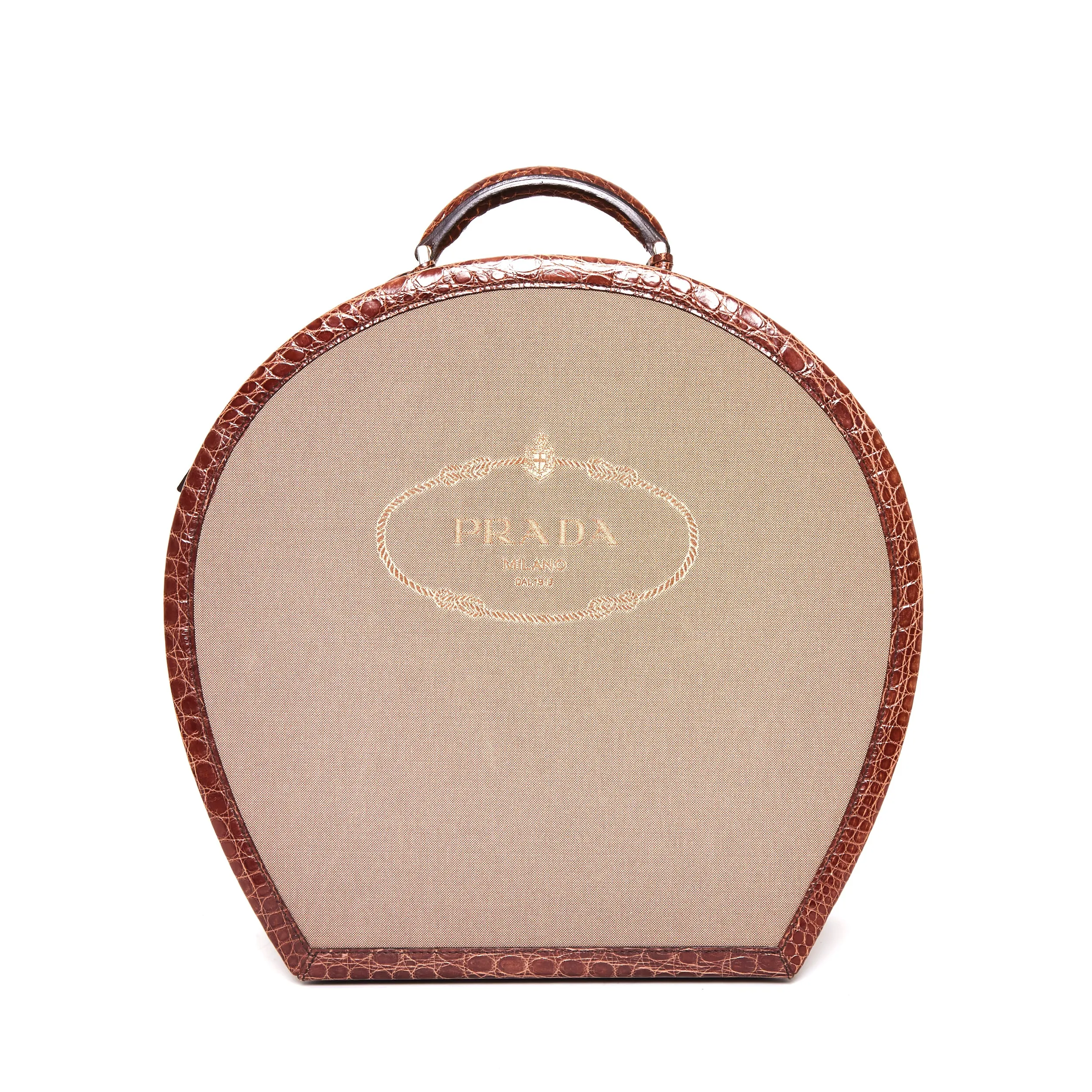 PRADA Vintage Hat Box Winter Look Travel Lifestyle