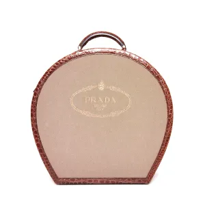PRADA Vintage Hat Box Winter Look Travel Lifestyle