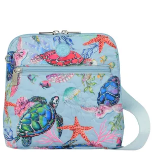 Wanderlust Quilted Fabric Crossbody - 16009 Recycled Nylon