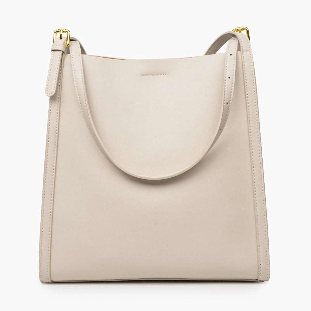 Casual Everyday Klara | Genuine Leather Tote Bag ?C Minimalist Shoulder Handbag for Women