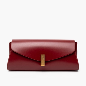Eden Burgundy Leather Clutch Purse ?C Elegant Envelope Evening Bag Tough and resilient materials to handle everyday wear and tear Stylish Compact Form