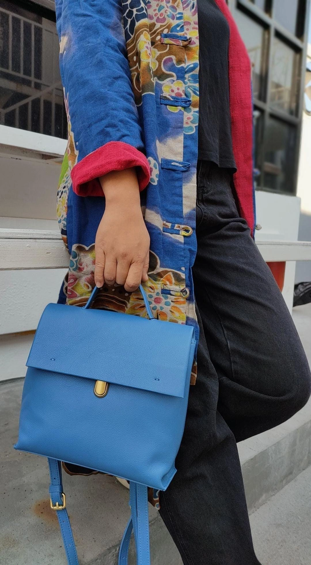 Versatile Leather Backpack Women, Shoulder Bag 3 in 1, Convertible Backpack, Handcrafted Shoulder Bag, College Crossbody, Leather Rucksack Functional Style