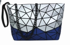 Travel Edge Patrizia Luca Two Tone Slanted Square Clutch Style 0H03B2