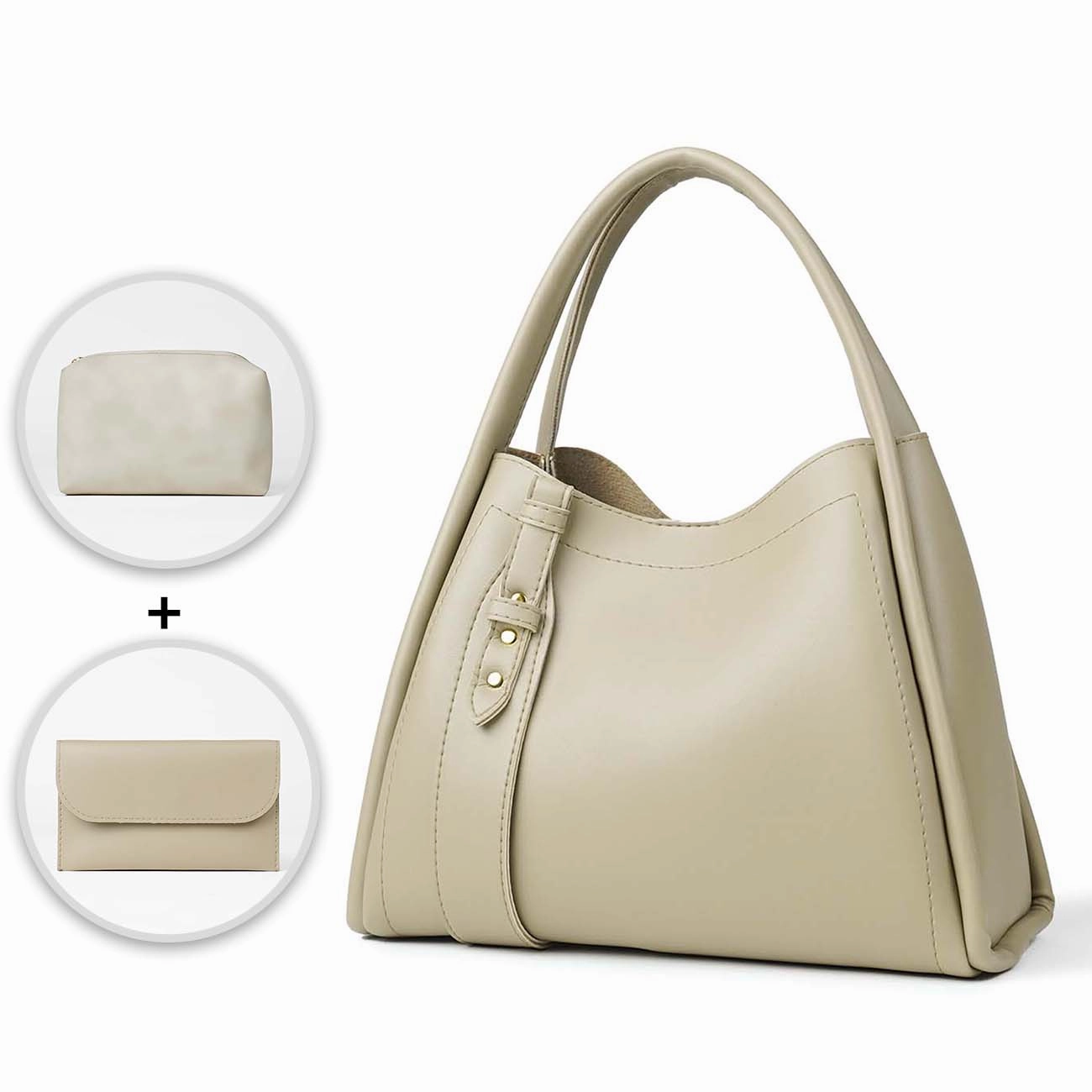 Humor bag set of 3 beige Work Travel Casual Comfort