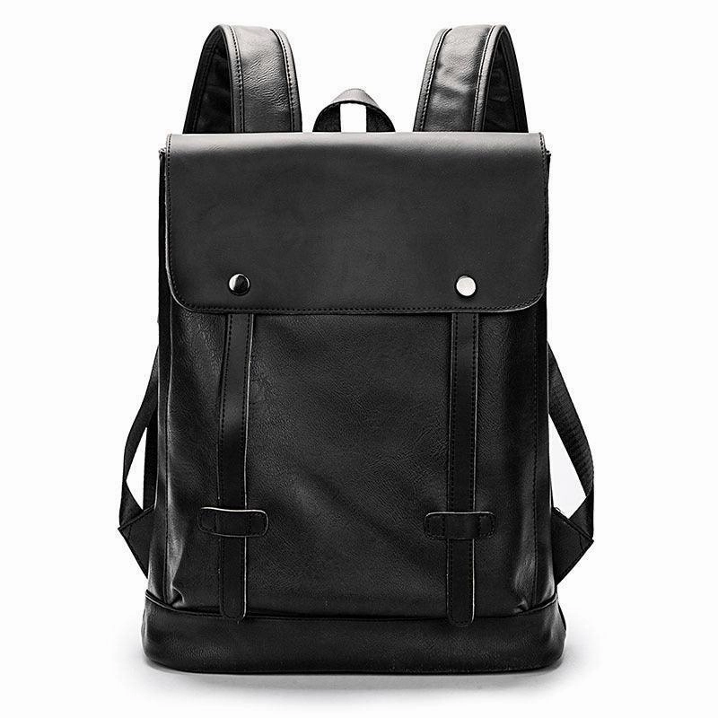 Work Routine Smart Utility Minimalist brown/black Vegan Leather backpack women, Handcrafted waterproof backpack laptop bag, handbag Men, Gift for Her/Him