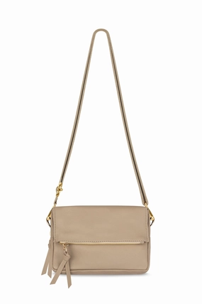 work commute Compact Carry Philippa Leather Bag Nude