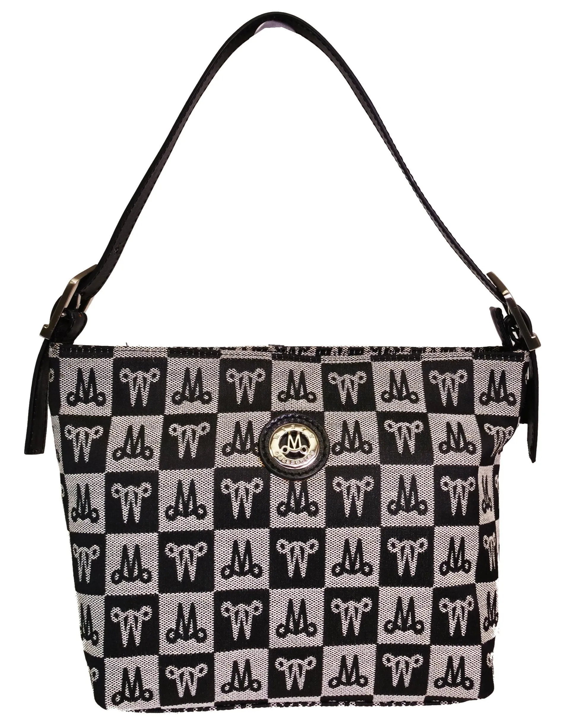 Misty Genuine Cowhide Leather Monogram Shoulder Bag  [Made in Italy] Essential Gear