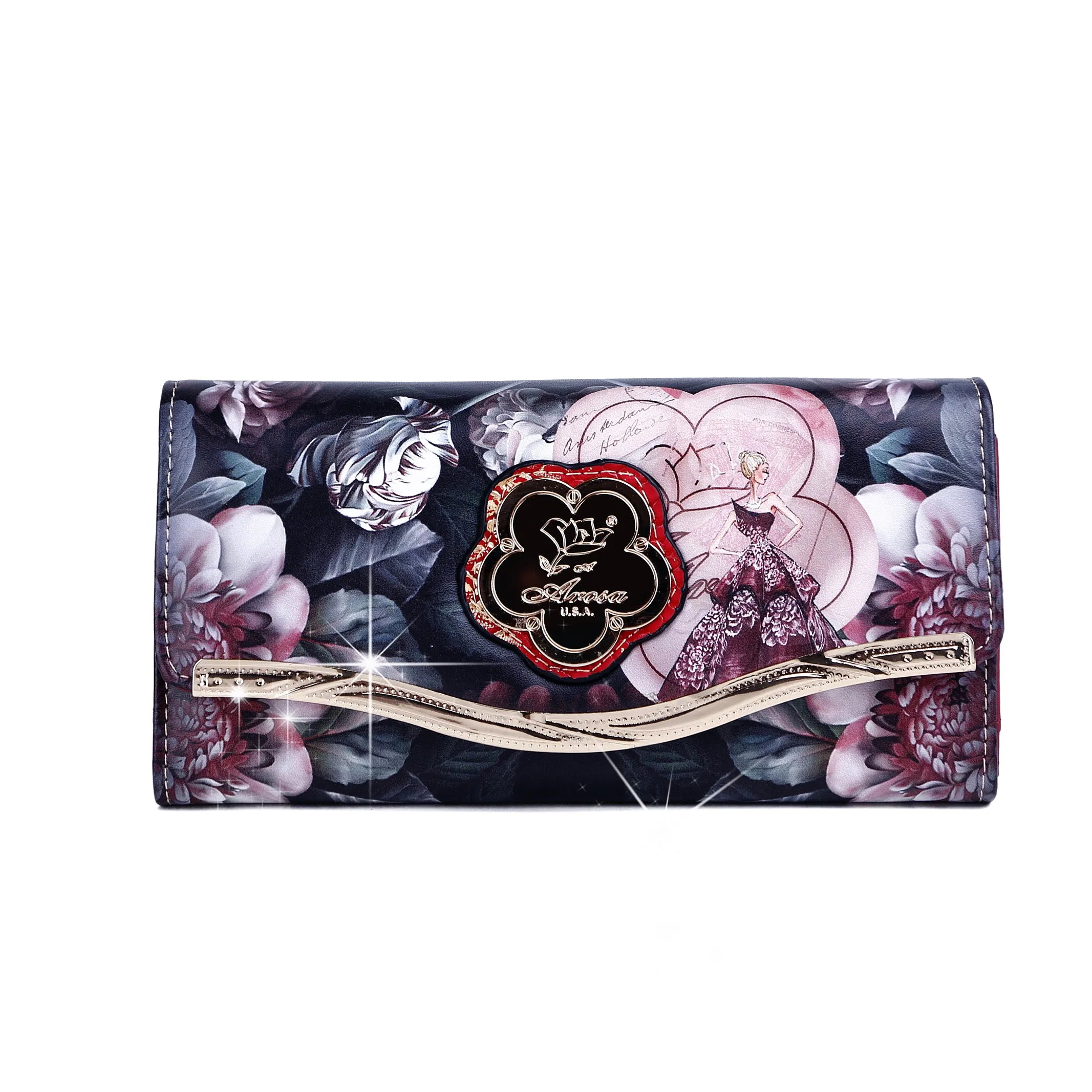 Modern Appeal Smart fashion accessory Arosa Elegant Fashion-Print Wallet