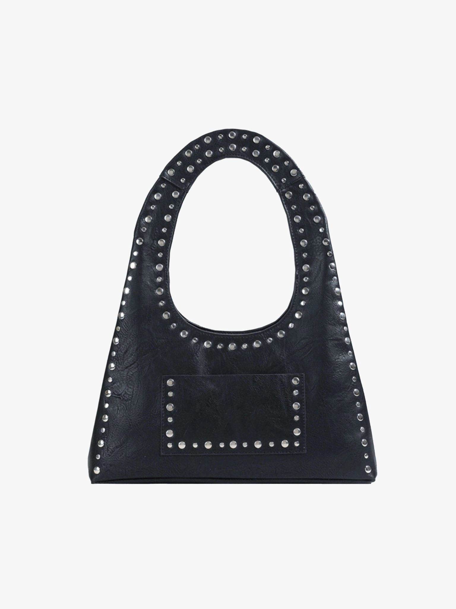 Stefani Studded Tote Bag ?C Chic Structured Handbag with Gold-Tone Detailing Fashionable Accessory Handmade Design