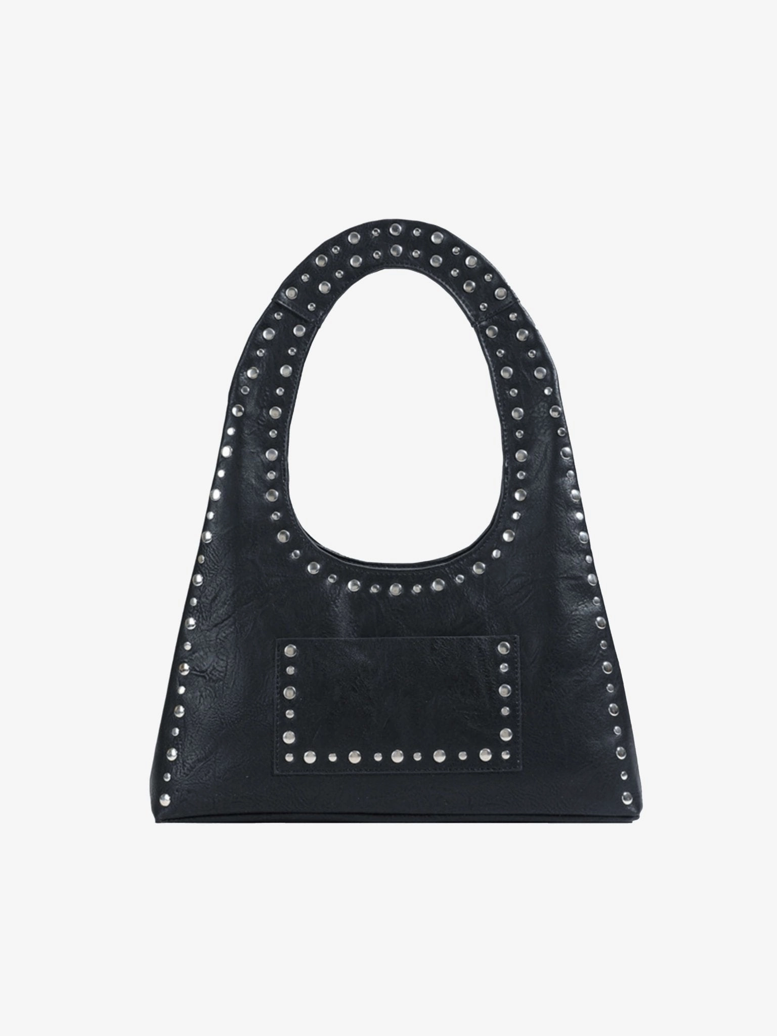 Simple Function Functional Organizer Stefani Studded Tote Bag ?C Chic Structured Handbag with Gold-Tone Detailing