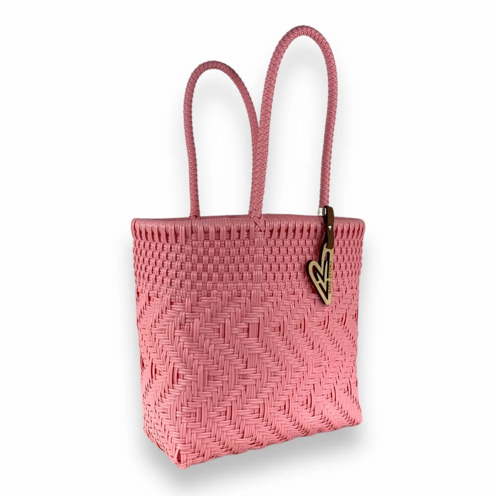 Maria Victoria | Valentines Day Gift | Baby Pink Tote Simple Lines