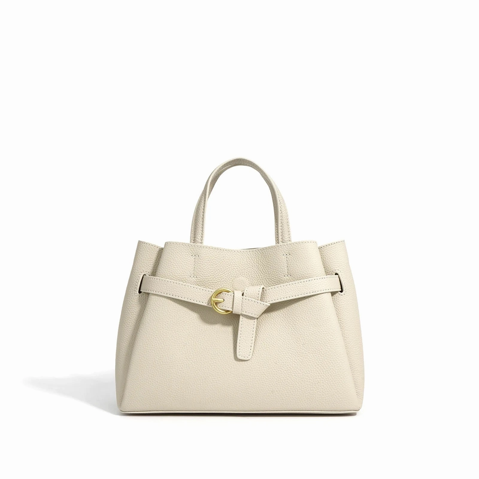 Casual Carry Functional Storage Elena | Elegant Structured Satchel Bag with Buckle Detail