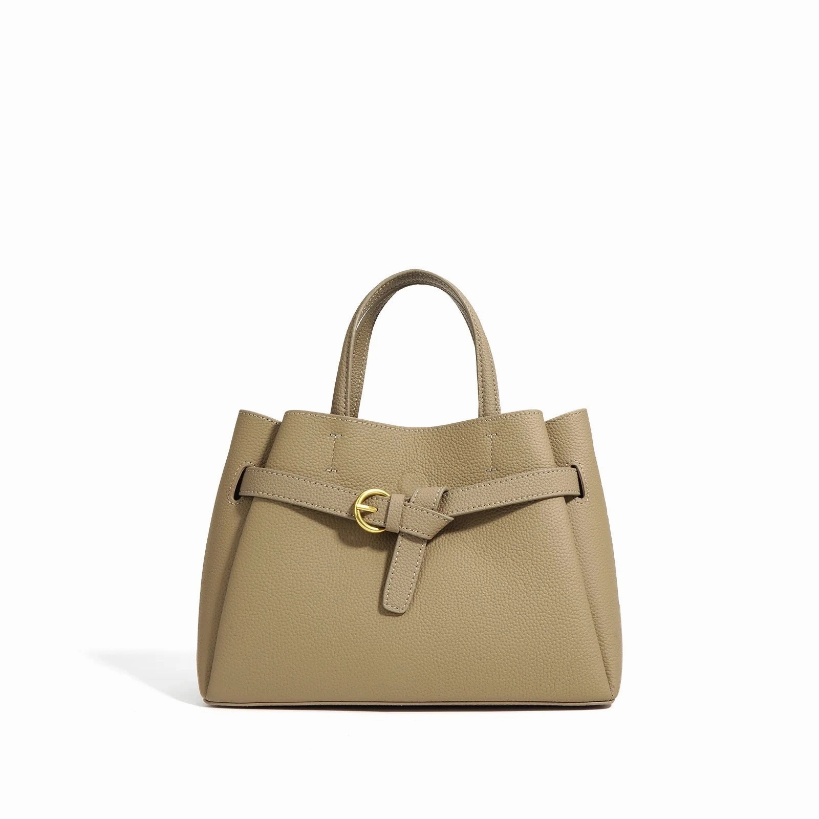 Contemporary Vision Artistic fashion purse Elena | Elegant Structured Satchel Bag with Buckle Detail