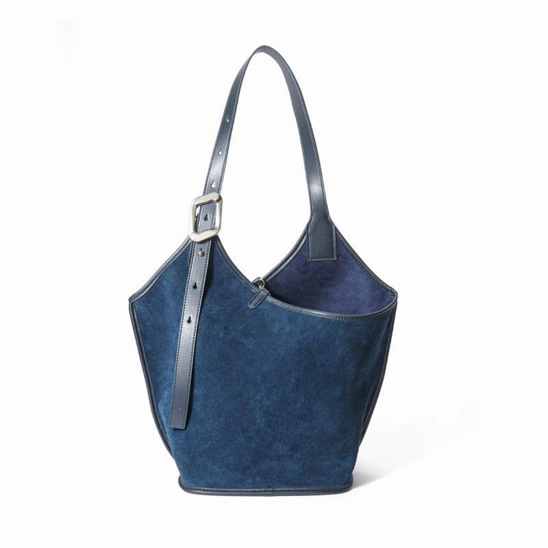 Trendy Modern Look Daily Use Essential Ophelia | Suede Leather Shoulder Tote Bag ?C Elegant & Chic Handbag