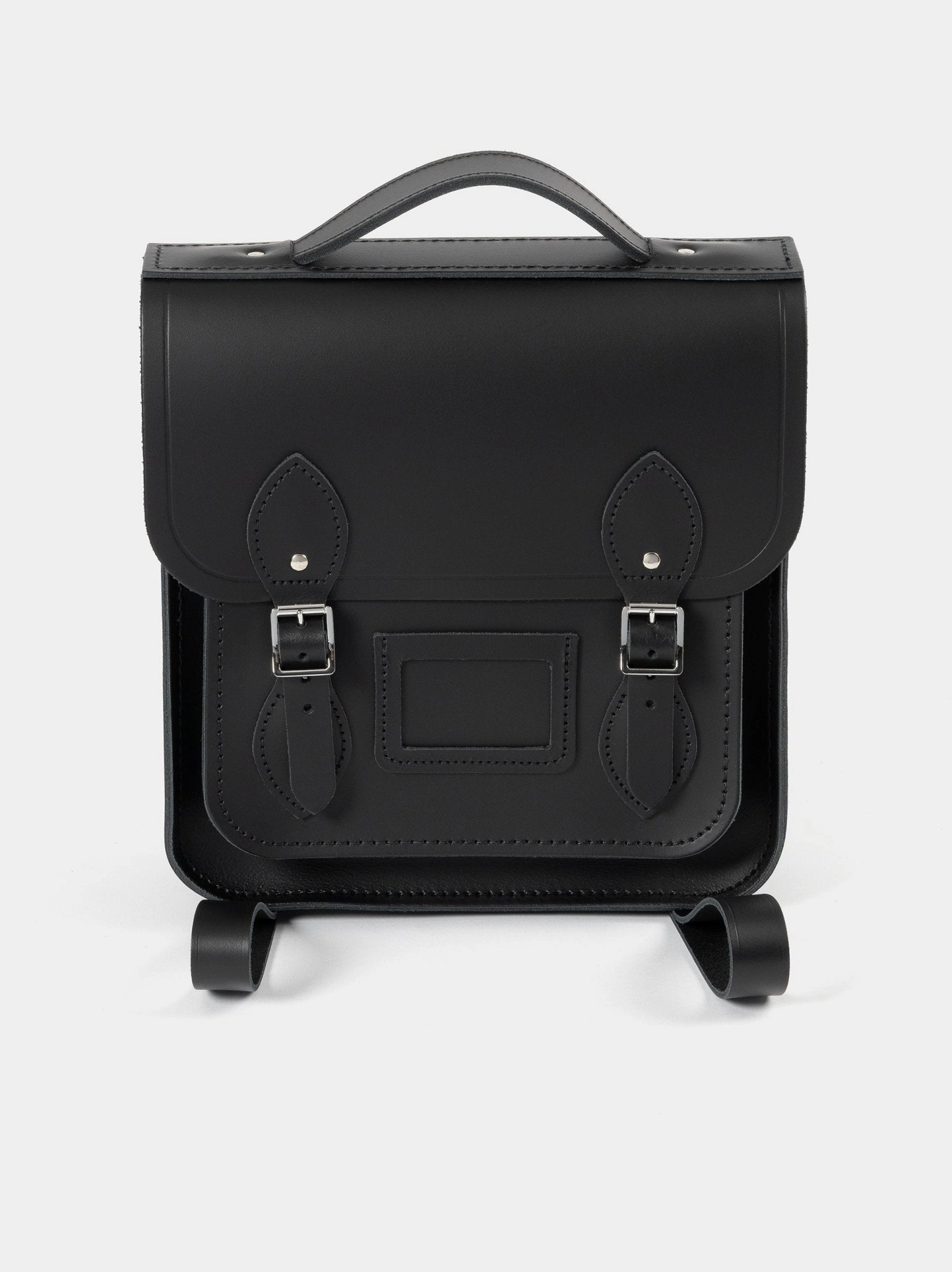 The Small Portrait Backpack - Black Functional Elegance Work Ready