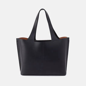 Effortless Look Hobo Vida Large Tote In Micro Pebbled Leather