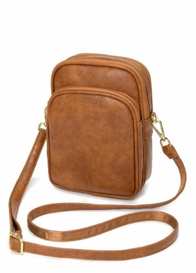 Contemporary Lifestyle Vintage Appeal Retro Camel Handbag