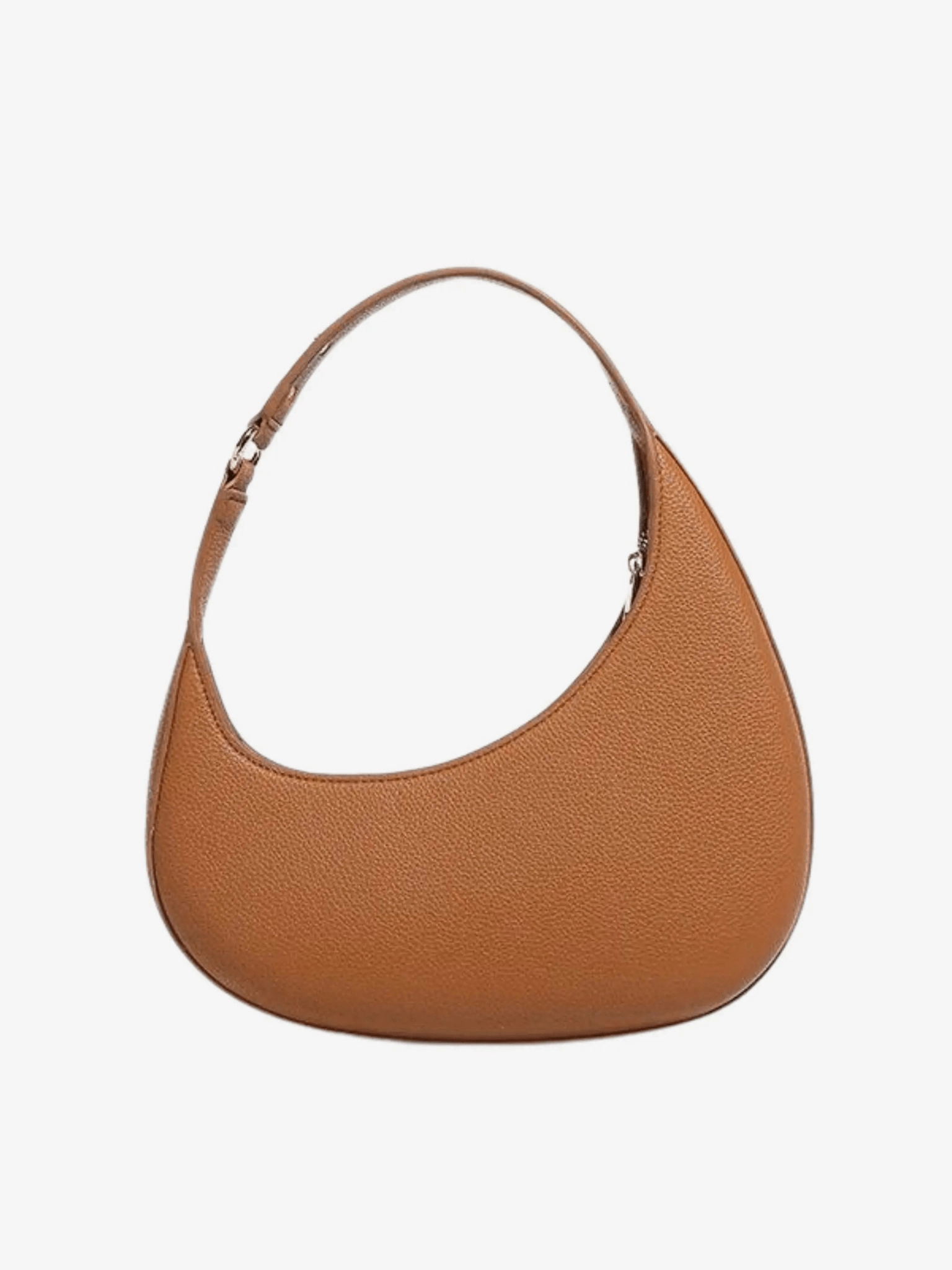 Myrrisa | Luxe Taupe Leather Shoulder Bag ?C Minimal & Chic Unisex Appeal