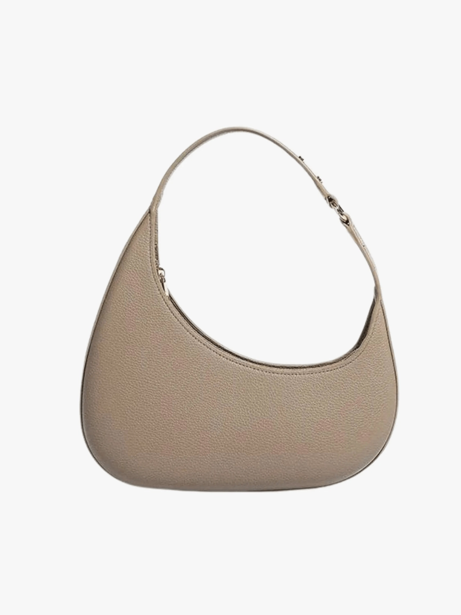 Myrrisa | Luxe Taupe Leather Shoulder Bag ?C Minimal & Chic Compact Formfactor