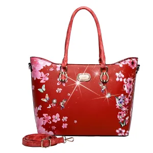 Brangio Radiant Blossom Tote Metal hardware Minimal Accent