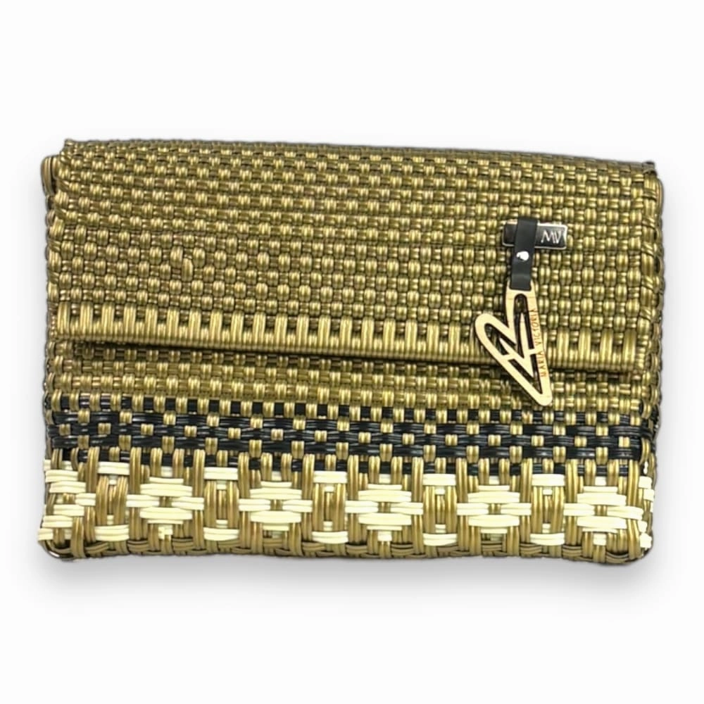 Maria Victoria | Eden DI | Upcycled, Handwoven, Clutch Polished Detail