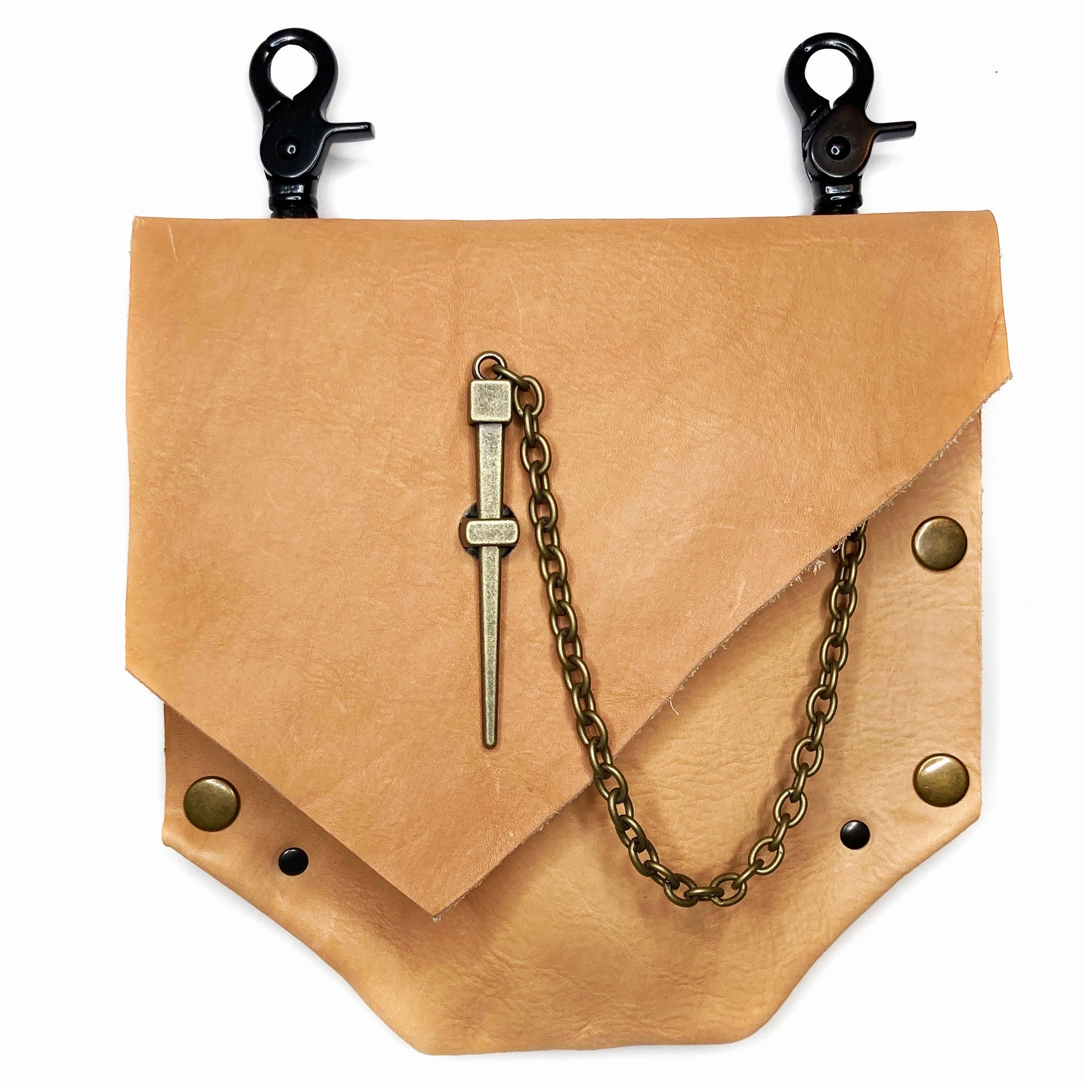 Compact accessory Nude Convertible Fanny Pack-Antique Brass