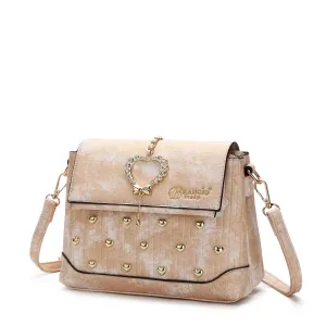 Heart Beat Cross-body Fashion Satchel Compact Look