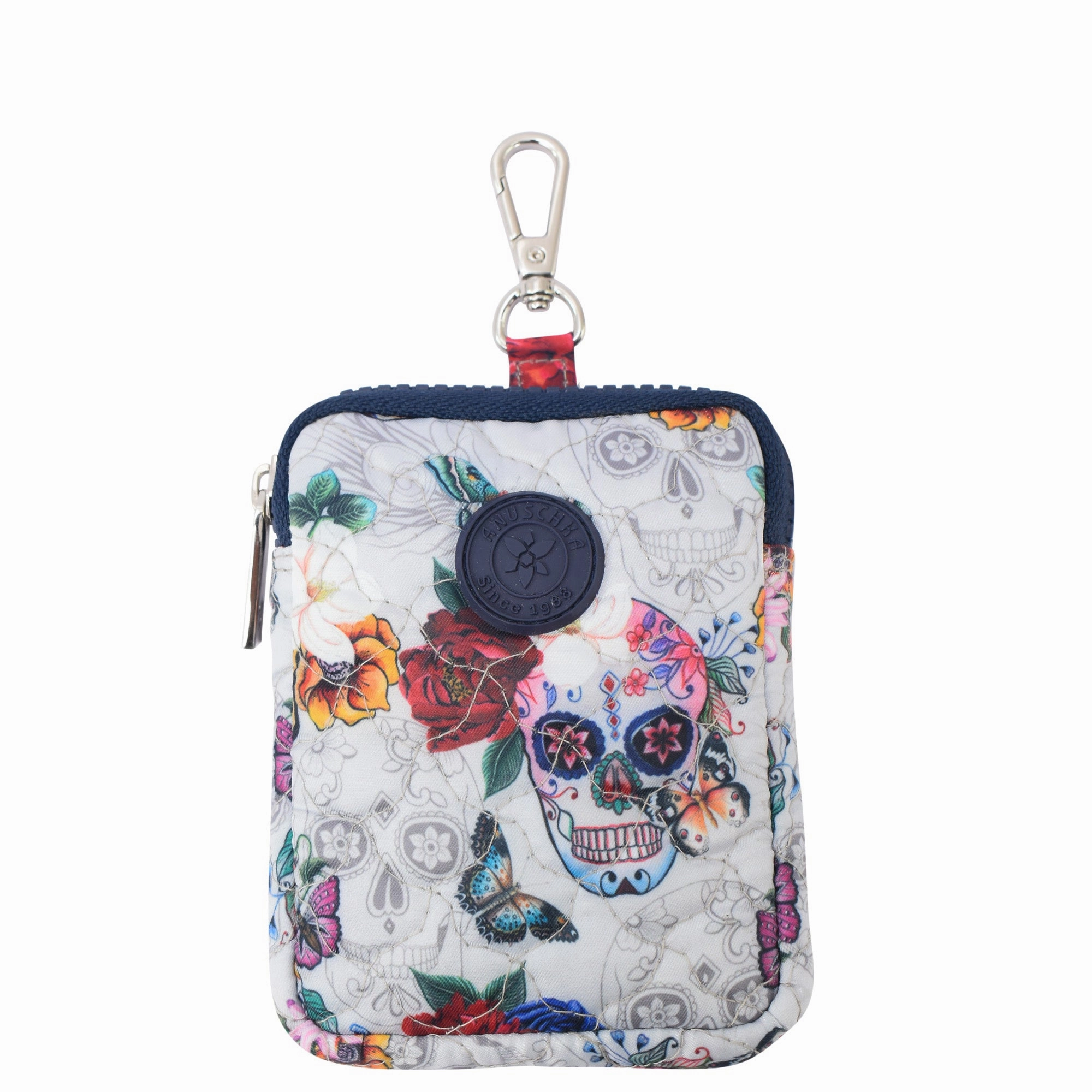 Wanderlust Quilted Fabric Mini Travel Pouch - 18005 Easy Storage Travel Holder