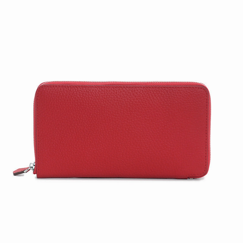 Stylish card pouch Ondine | Vibrant Leather Zip-Around Wallet ?C Chic & Functional Luxury