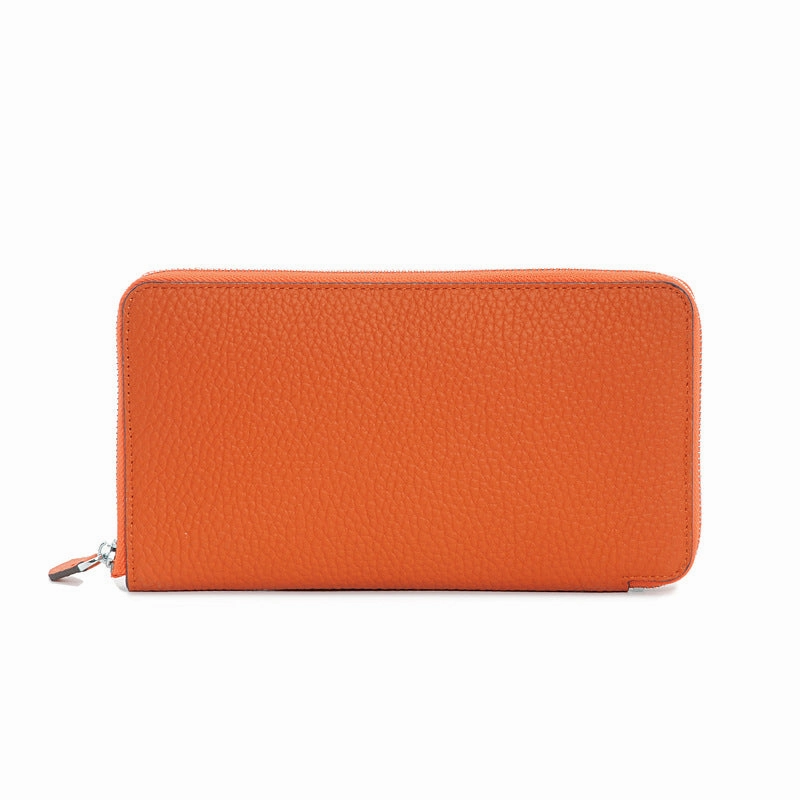 Elegant Craft Ondine | Vibrant Leather Zip-Around Wallet ?C Chic & Functional Luxury