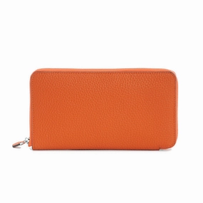 Elegant Craft Ondine | Vibrant Leather Zip-Around Wallet ?C Chic & Functional Luxury