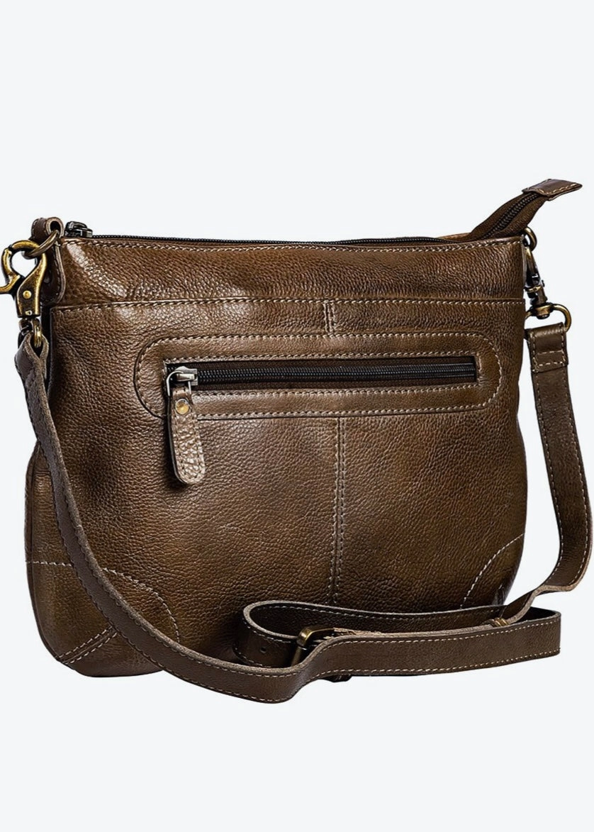 Polished Accessory Open Plains Leather Handbag