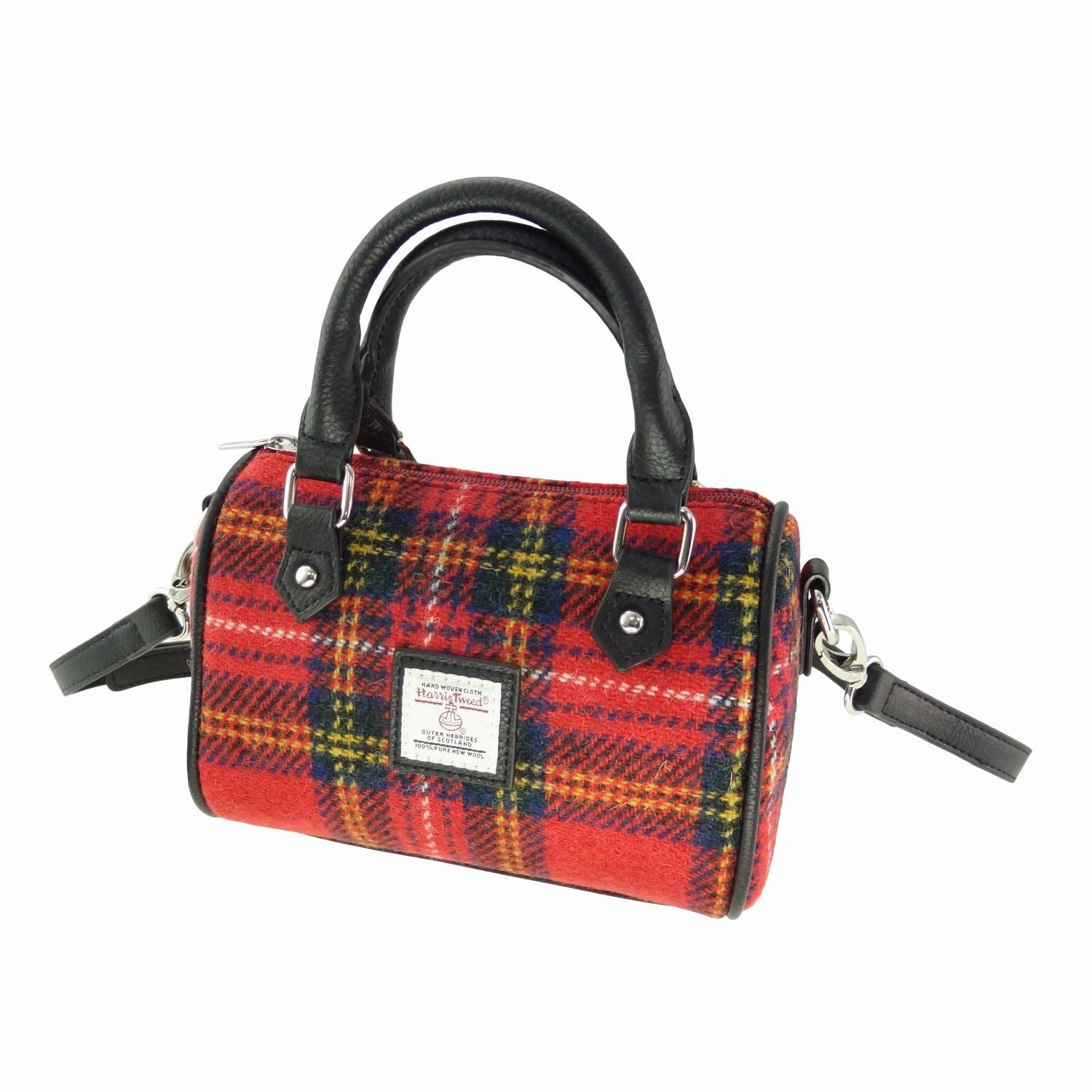 High-quality organizer pouch Easy Storage Mini Bowling Bag 'Kilbride' with Harris Tweed?