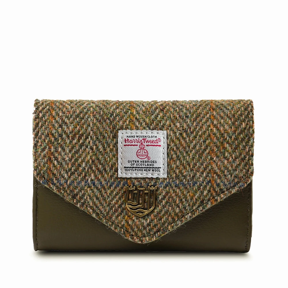 Everyday Look Islander? Small Clasp Purse with Harris Tweed?