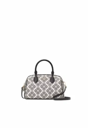 Kate Spade Flower Dolly Small Duffle Crossbody Bag In Black Multi KG483 Comfortably fits all your essentials without feeling bulky