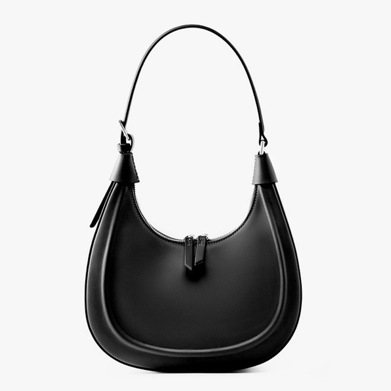 Outdoor Outfit Outdoor Active Style Dahlia Crescent Shoulder Bag ?C Sleek Black Minimalist Design