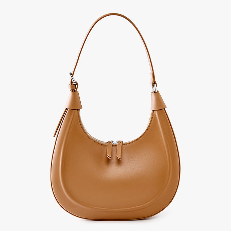 Daily Functionality Outdoor Function Dahlia Crescent Shoulder Bag ?C Sleek Black Minimalist Design