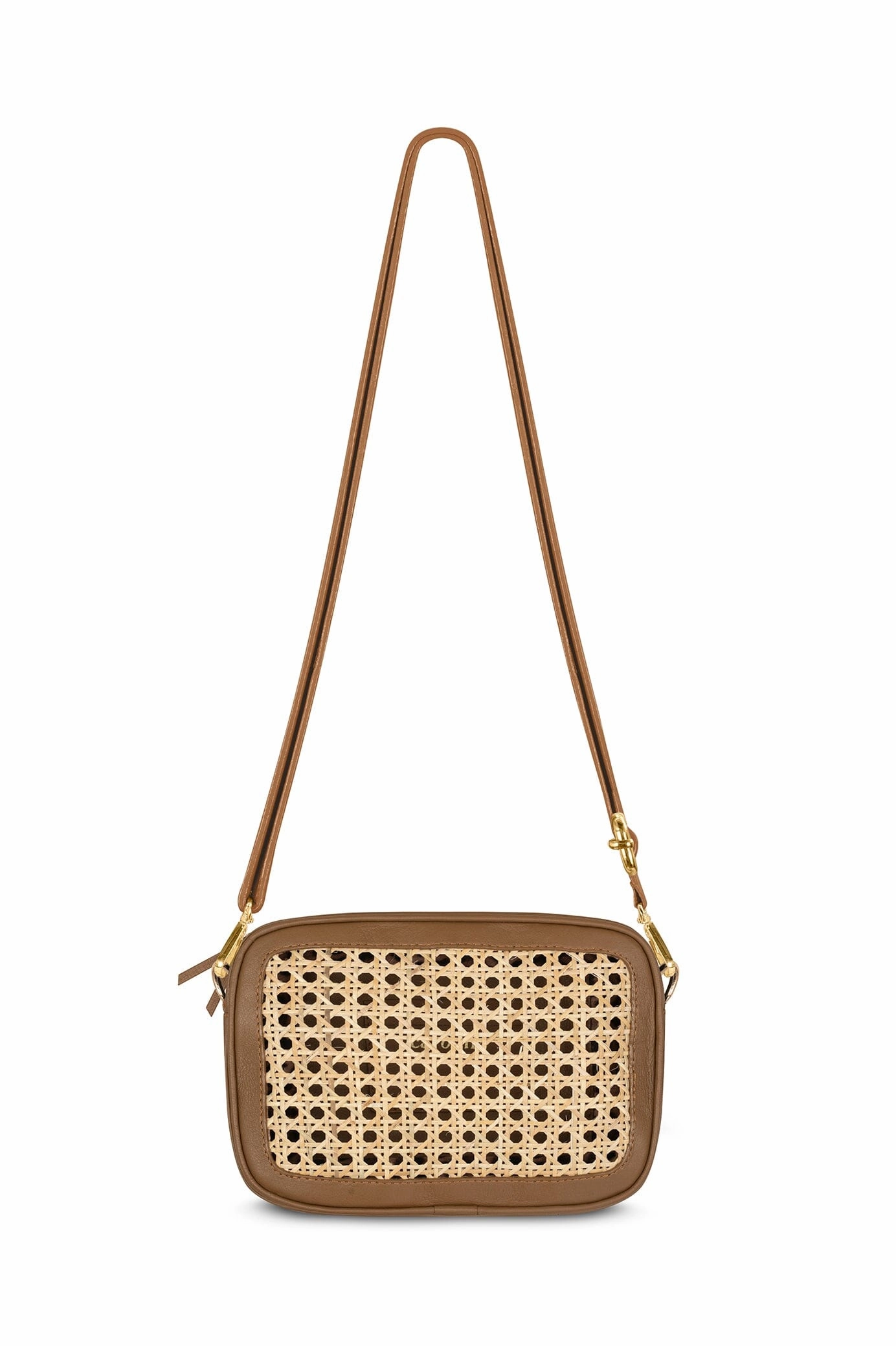 Elegant Simplicity Modern Everyday Sammy Leather Bag Tan