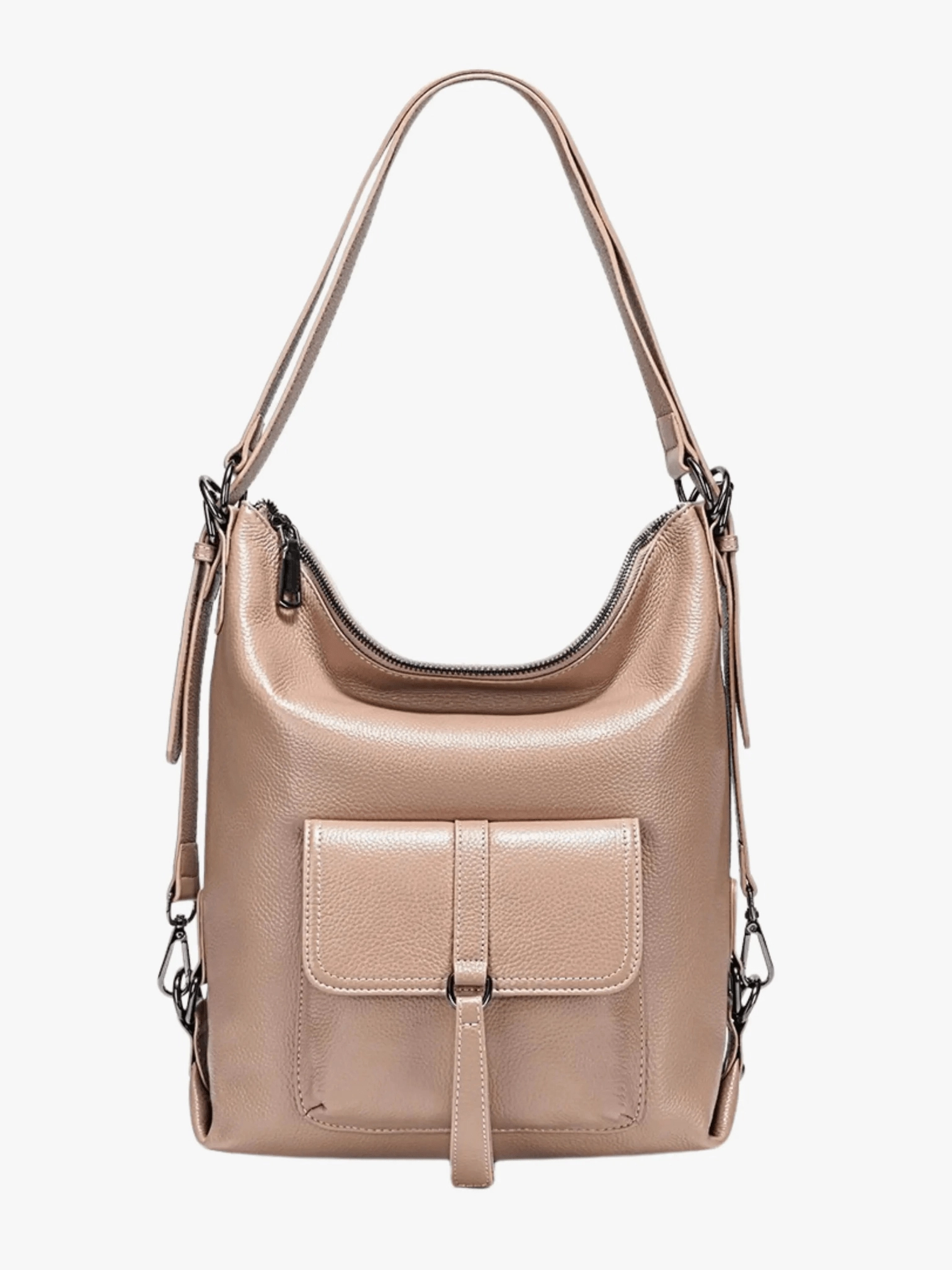 Lirienne | Chic Taupe Convertible Shoulder Bag ?C Versatile Elegance Travel Organizer