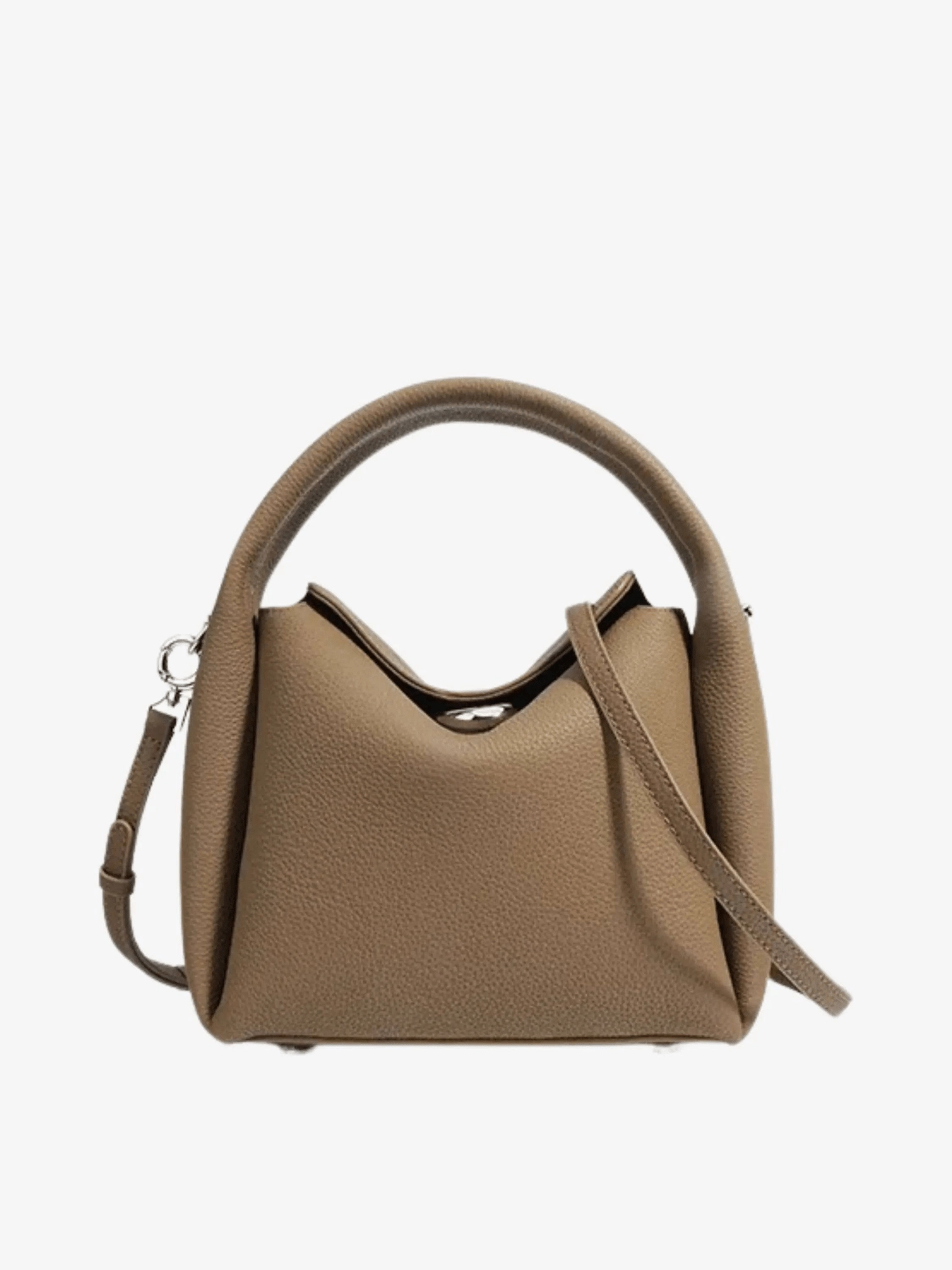 Durable City Travel Elara | Soft Tan Leather Handbag ?C Elegant & Versatile