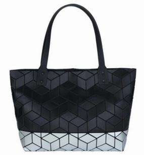 Patrizia Luca Two Toned Slanted Square Tote Style 0H01M2 Practical Finish